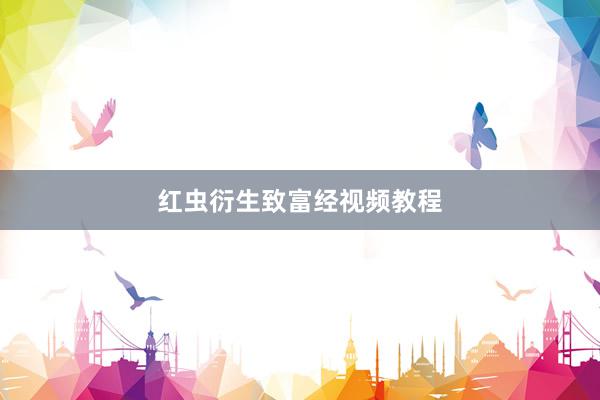 红虫衍生致富经视频教程